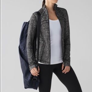 Lululemon Define Jacket 6 Jacquard Black/white